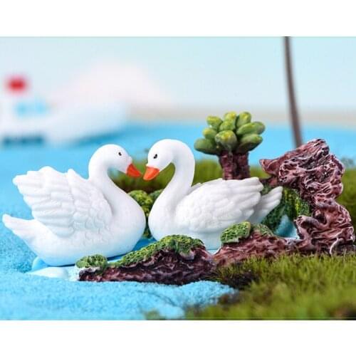 3Pcs/set Beautifully Spring Summer Autumn Winter Fairy Garden Animal Accessories Micro-landscape Resin Craft Home Decoration