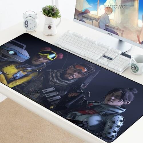 Apex Legend Keyboard Mousepad Adorable Computer Gaming XL Mouse Pad Speed Padmouse Large Grande Mouse Mats Office Desk Protector