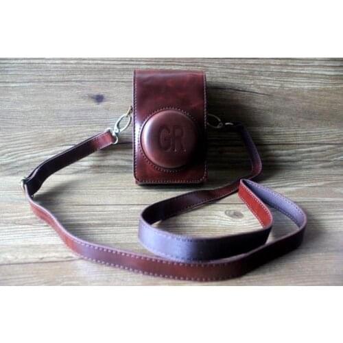 PU Leather case Camera Bag cover for Fujifilm Fuji XF10 XF 10 GR2 GR3 GR GRII GRIII camera With Shoulder Strap