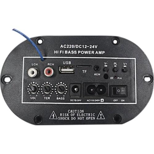 25W Power HiFi Mini Bluetooth Digital Stereo Audio Amplifier Car Amplifier Home Music USB Digital Amp Home Audio Car Marine USB