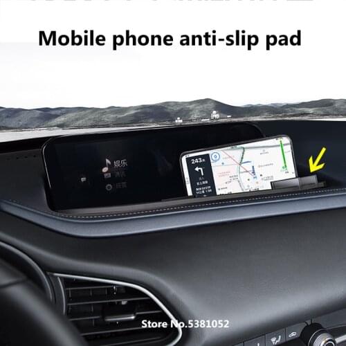 For Mazda CX30 CX 30 2020 2021 Accessories Dashboard Mobile Phone Anti-slip Mat Decoration Sticker Car Styling