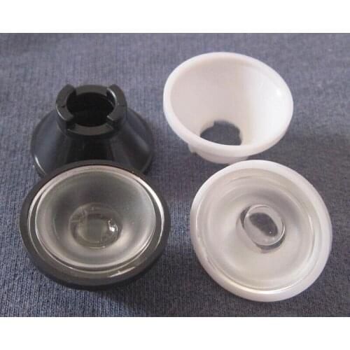 #HUM60-20 High quality Led Lens Sets, Lens Diameter: 20mm, Holder Size: 22X12.5mm, 60 degree, Concave Grinding Surface, PMMA
