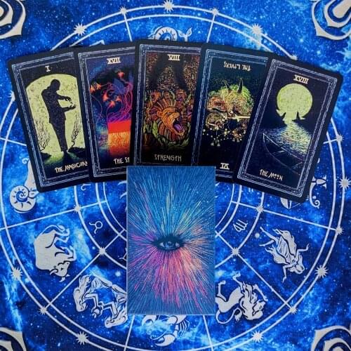 The Prisma Visions Tarot Cards Mystical Guidance Divination Entertainment Partys Board Game Supports Wholesale 78 Sheets/Box