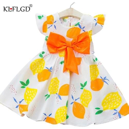 Летние платья для девочек KLFLGD China At AliExpress
