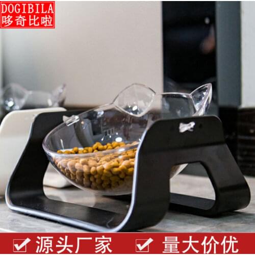 15 Degree Dog Bowl To Protect Cervical Vertebra Adjustable Inclined Mouth Cat Bowl Cat Rice Bowl Double Bowl Cat Food Bowl Pet