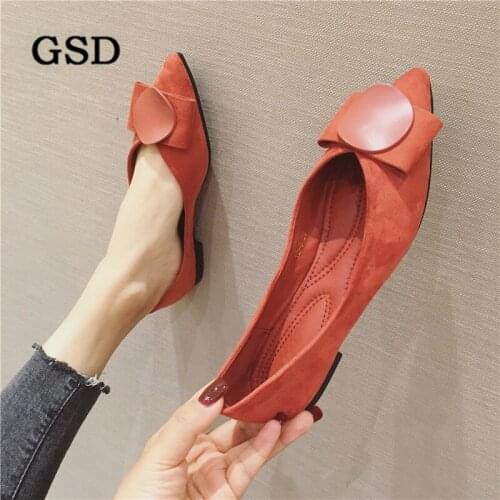 2021 Spring Autumn Newest Brand Women Flats Fashion Pointed Toe Slip-On Ladies Single Shoes Casual Shallow Chaussure Femme