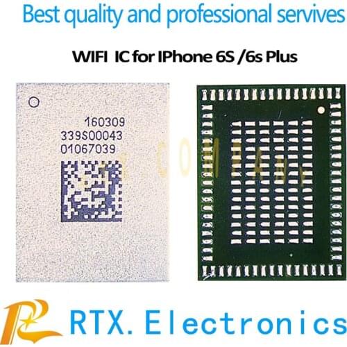 Original&New 339S00043 WIFI IC For IPhone 6S 6S Plus Mobile Phone Circuits Repair Replacement WLAN WIFI Module Bluetooth IC Chip