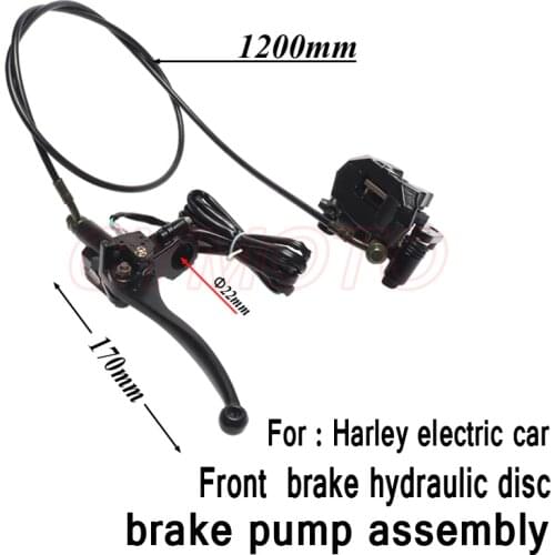 Front brake hydraulic disc brake pump assembly for Harley electric car accessories scooter scooter city scooter