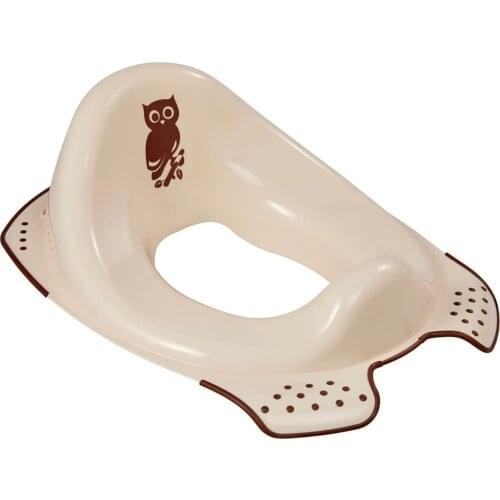 Reducer toilet owl adapter WC children for any normal bath or high quality plastic laptop in cream color