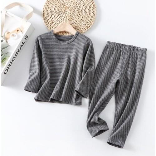 New Baby Kids Pajamas Sets Cotton Boys Sleepwear Suit Autumn Girls Pajamas Long Sleeve Pijamas Tops+pants 2pcs Children Clothing