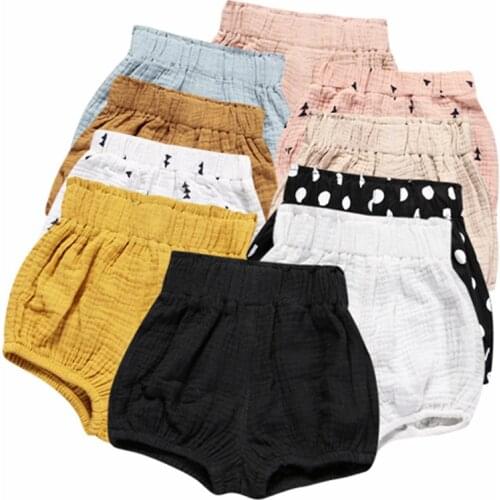 Baby Boys Shorts Cotton PP Shorts For Boys Girls Bottom Infant Bloomer Summer Kids Girls Shorts Children Shorts for 3m-5y