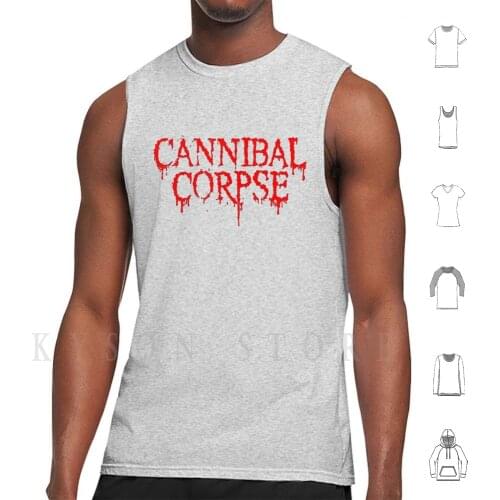 Cannibal Corpse Tank Tops Vest 100% Cotton Cannibal Corpse Cannibal Corpse Merchandise Death Metal
