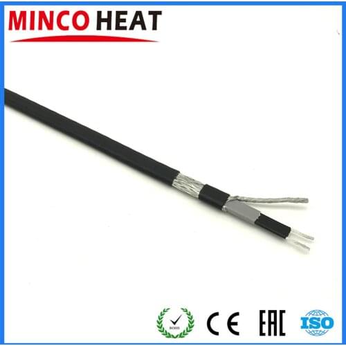 100m Pipe Antifreeze, Roof Deicing Thermoelastic Plastics Jacket Heating Cable 220V 26W/m