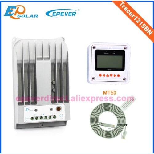 12v 24v mppt solar charge controller 10amp Tracer 1215BN with computer connection max 150v pv input
