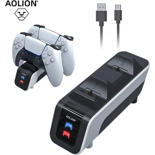 Dual Fast Charger For PS5 Controller USB Type-C Charging Cradle Dock Station for Sony Playstation 5 Accessories