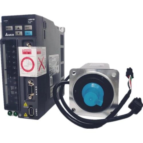 ECMA-C20604RS+ASD-B2-0421-B DELTA 0.4kw 400w 3000rpm 1.27N.m ASDA-B2 AC servo motor driver kits with 3m power and encoder cable