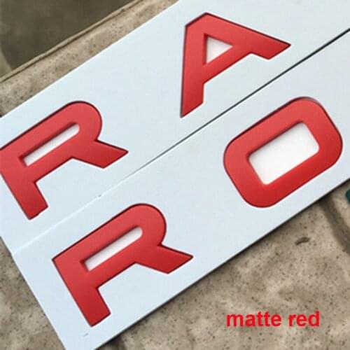 Letters Emblem for RANGE ROVER VELAR SV Autobiography Ultimate Edition DISCOVERY SPORT Car Styling Hood Trunk Logo Badge Sticker