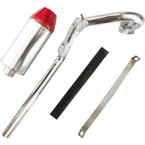 28mm Motorcycle Exhaust Muffler Pipe for ATV Dirt Pit Bike 70cc 110cc 125cc