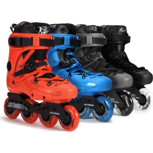 JK 100% Original SEBA FR1 FRA Inline Skates Street Free Style Roller Skating Shoes FSK Skates Slalom Sliding Patines Adulto