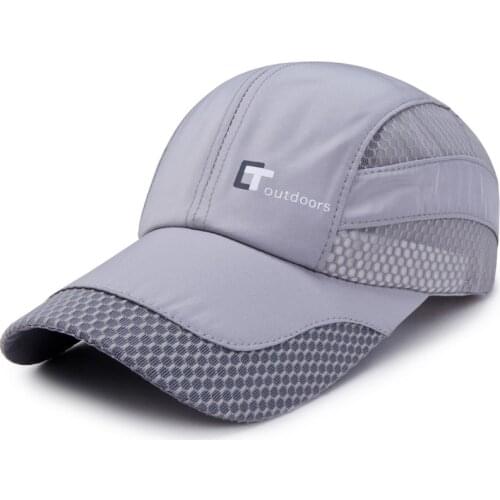 Summer Travel Climbing Hiking Cycling Fishing Thin Breathable Quick Drying Baseball Cap For Men Women Outdoor Sports Hat A170