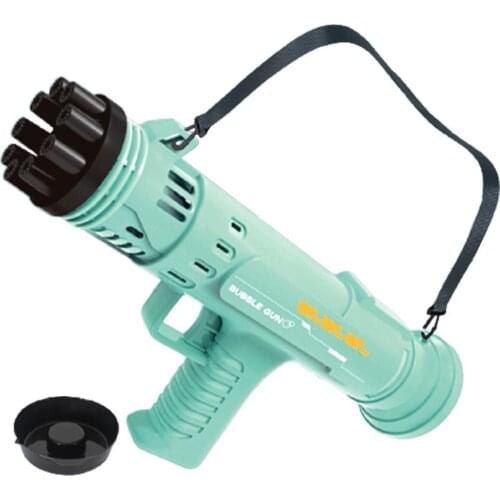 9-Hole Cool Bubble Machine Girls Boys Huge Amount Bubble Maker Bubble Gun Toys New Automatic Bubble Gun Machine Kids Toy