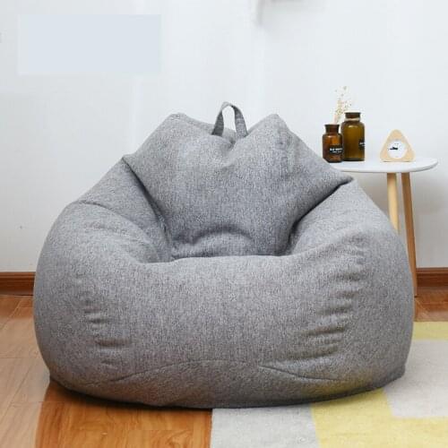Sofa set living room furniture Bean bag chair Single Fabric Sofa Portable Lazy Beanbag chair Balcony Bedroom Tatami Folding sofa