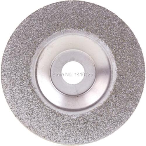 100 mm 4" inch Diamond Coated Grinding Disc Wheel Grit 60 Coarse Arbor Hole 16 mm 5/8" For Angle Grinder Stone Granite Marble