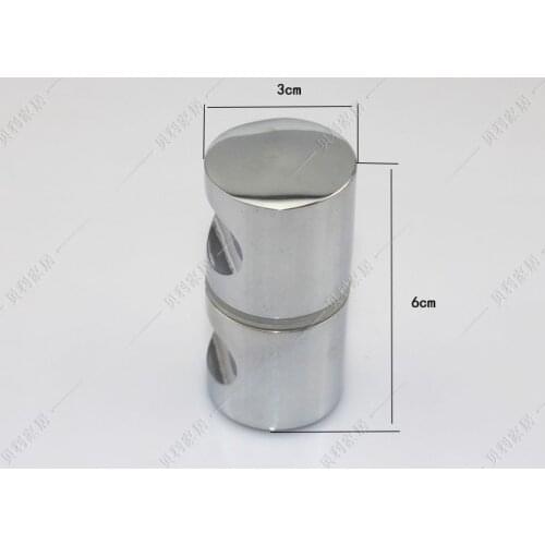 Low Price Shower Glass Door Handle Small Hole Handle Bathroom Glass Doors Metal