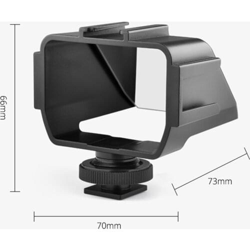 Universal Camera Selfie Vlogging Flip Screen Bracket w/ Cold Shoe for A6000 A6300 A72 XT2 XT3 Camera Shooting Accessories