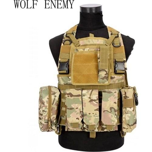 Tactical Military Vest Field Airsoft Cs Vest Apron Vest Military Protective Equipment