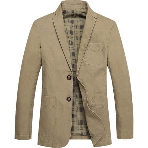 Spring Mens Blazer Fashion Solid Color Casual Loose Suit Jackets Outwear Large Size 4XL Classic Business Jacket Coats For Male