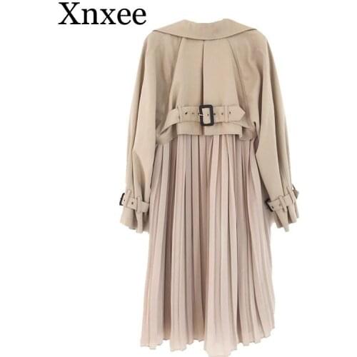 Женские длинные тренчи Xnxee China At AliExpress