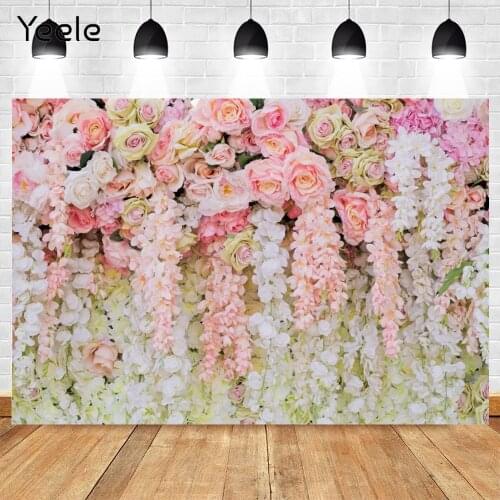 Yeele Wedding Photocall Spring Floral Flower Baby Birthday Photography Backdrops Vinyl Photographic Background For Photo Studio