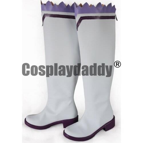 Re: Life In A Different World From Zero Emilia Girls White Long Cosplay Shoes Boots H016