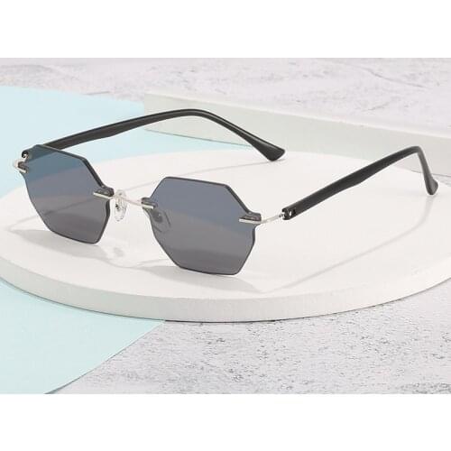 2021 New Trend Sunglasses Vintage Women and Mens Polygon Sun Glasses Shades Eyewear Out Door Street Protect Gafas De Sol