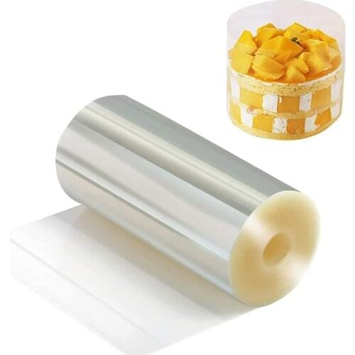1 Roll Cake Surround Film Transparent Cake Collar Chocolate Mousse Collar Baking Surrounding Edge Decorating Acetate Decorating