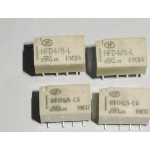10PCS/Lot Relays HFD4/4.5V 5V-L -LS Single Coil Magnetic Retention