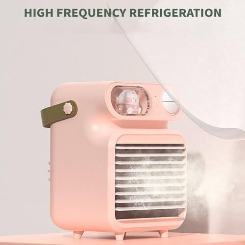 3 Speed Cute Air Cooler Miniature Air Conditioner Penguin Cooling Fan Portable Cartoons Refrigeration For Home Office Table#g4