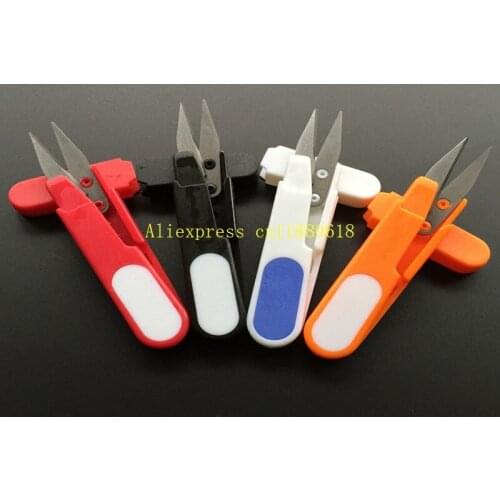 500pcs/lot Fast shipping Handheld Sewing Embroidery Thread Cutter Snips Scissors Fishing Craft clipper