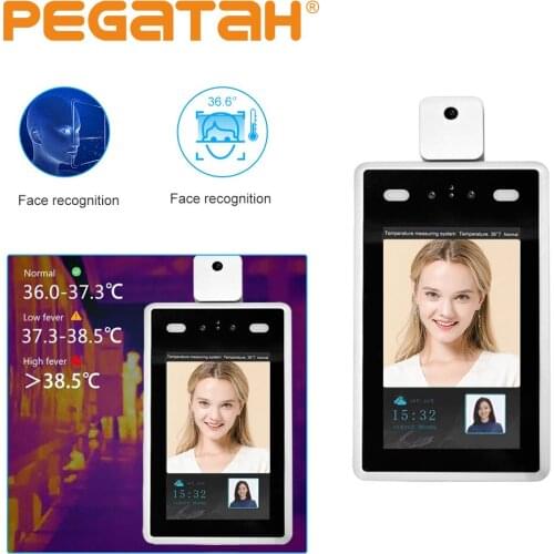 7inch IP infrared HD camera 2MP Facial Recognition Camera thermal Human Body Temperature Detect Access Control Face Recognize
