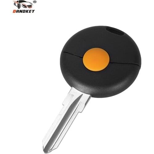 Dandkey 1 Button Remote Car Key Shell Styling For Benz Smart Fortwo 1998-2012 US Car Key Case Uncut Blade Flip Car Key Cover