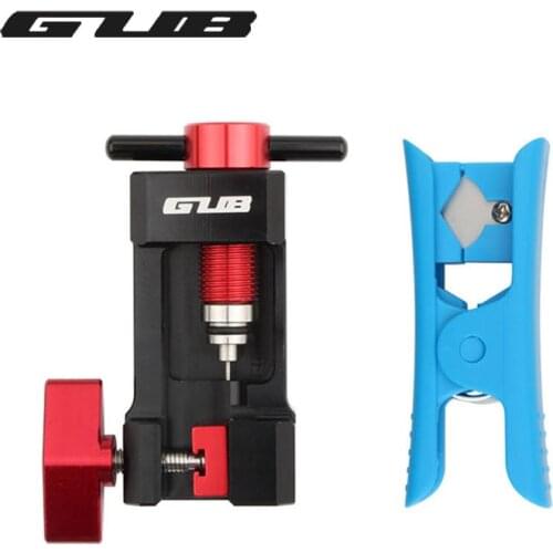 GUB Brake Hose Oil Needle Install Tool Bike Hydraulic Disc Brake Hose Cutter Cable Pliers BH59 BH90 Olive Connector Insert Tool