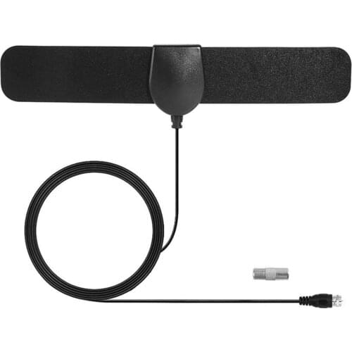 50 Miles 25dB Indoor Digital HDTV Antenna 1080P TV Signal Receiver Amplifier Connector TV Male Polarization Linearity