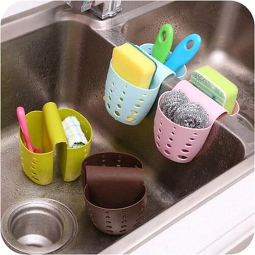 Kitchen Supplies Sink Plastic Drain Basket Storage Hanging Basket Small Supplies Kitchenware Rack Storage Rack Drain Rack Hangin