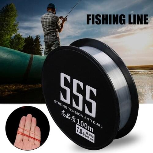 100m Nylon Fishing Line Super Strong Pull Cut water Quickly Wear Resistant Bite Resistant Sea Rod Fishing Line jlrr