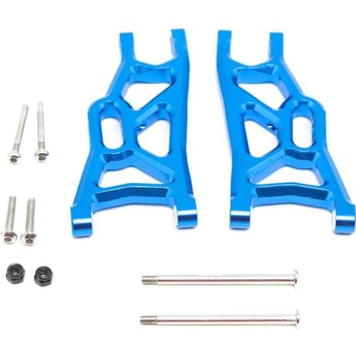 2pcs Aluminum Alloy Front Suspension Arms for 1/10 Traxxas Slash 2WD RC Car Upgrade Parts