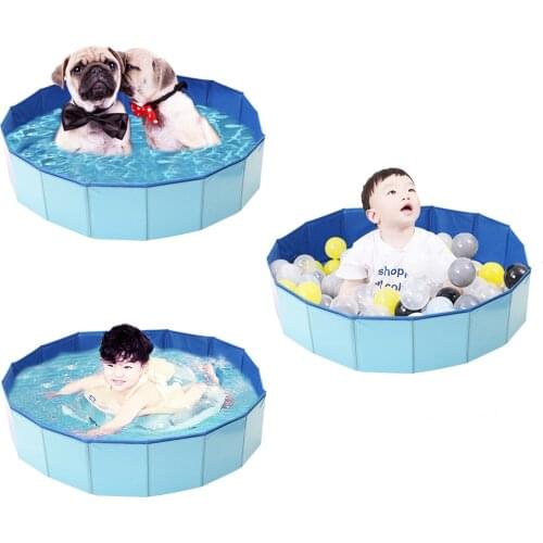 Portable Pool Summer Dog Swimming Pool Foldable Pet Bath Pool Portable Dog Cleaner Bathtub Bathing Tub Pool