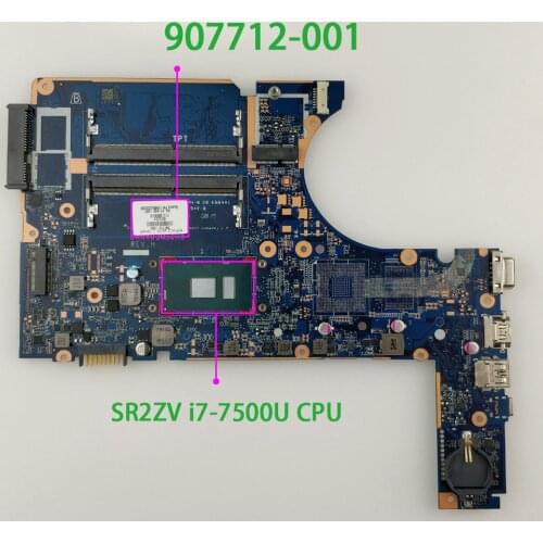 907712-001 907712-601 DA0X83MB6H0 w i7-7500U CPU for HP ProBook 450 G4 Laptop NoteBook PC Motherboard Mainboard