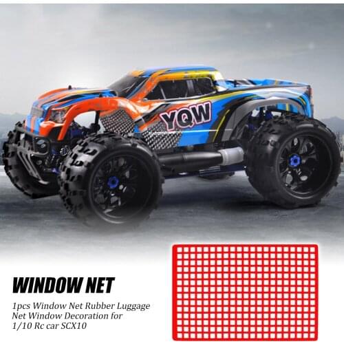 Rubber Luggage Net Environmental Protection and Durability Window Protective Mesh for 1/10 1/8 RC Crawler UDR LOSI RR10