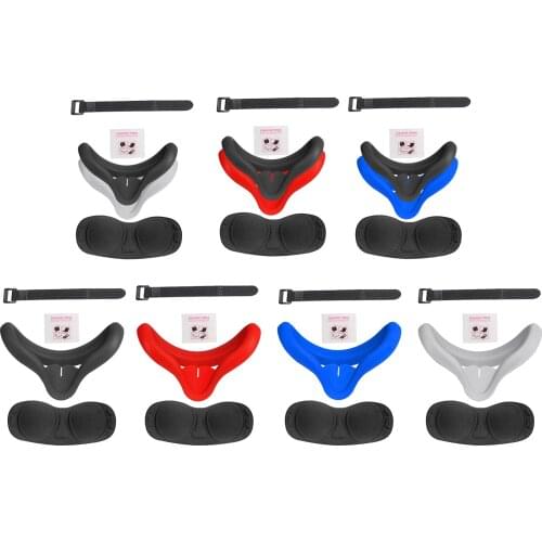 Silicone Cover Durable Comfortable Blindfold for Oculus Quest 2 silicone Silicone cover and eye VR accessories Dropshipping